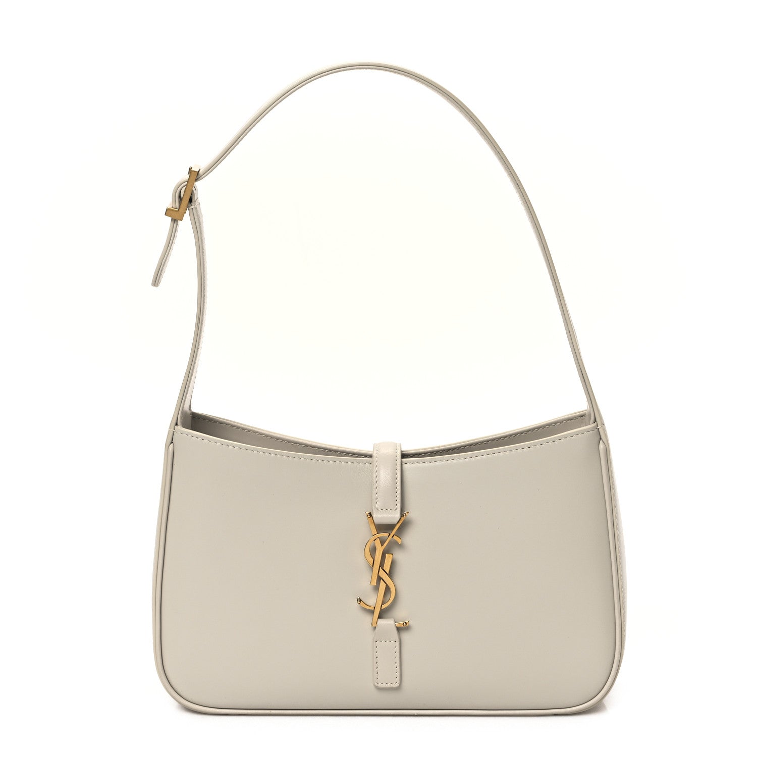 Saint Laurent Smooth Calfskin Le 5 A 7 Hobo Blanc Vintage 1 of 11