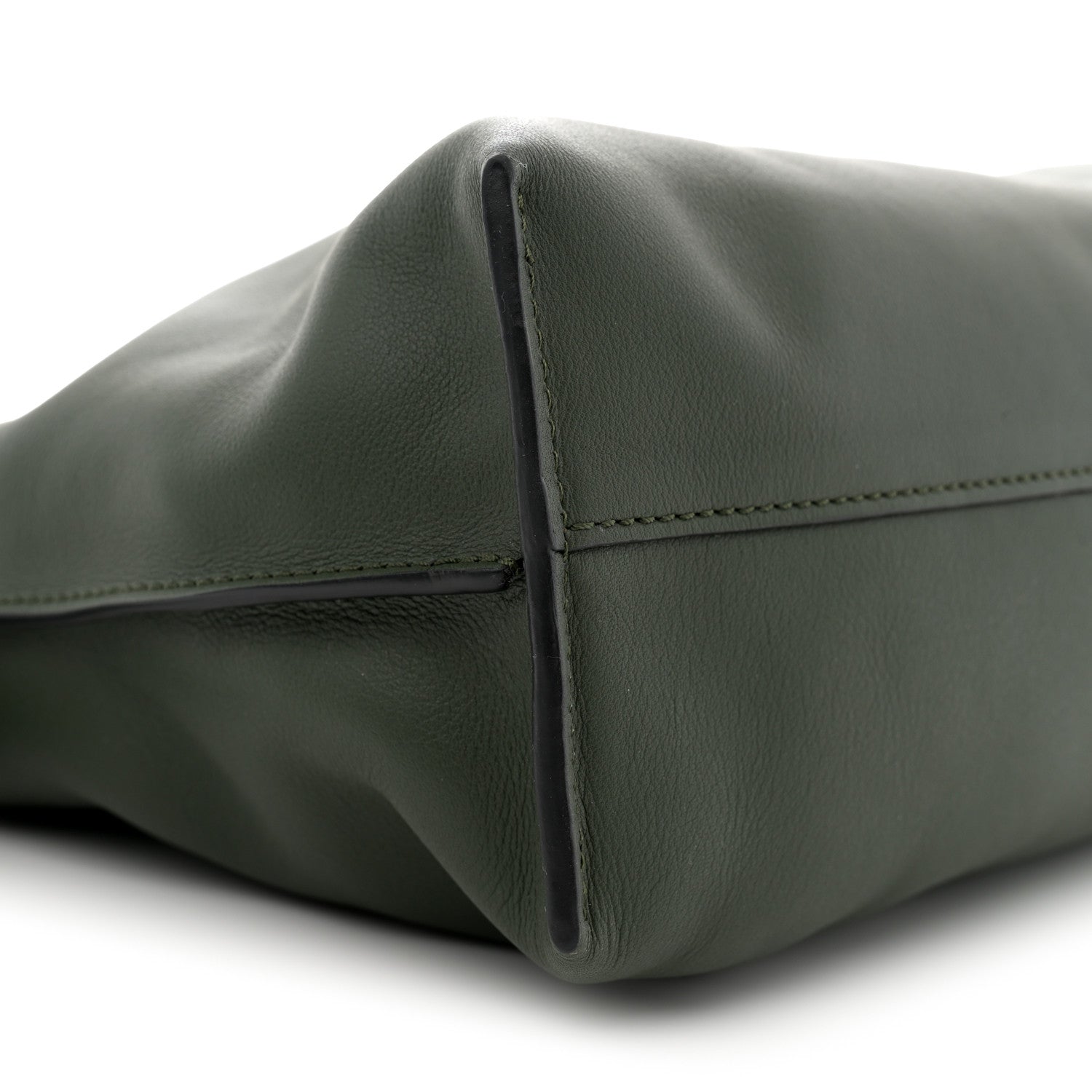 Loewe Nappa Flamenco Knot Clutch Vintage Khaki 9 of 10