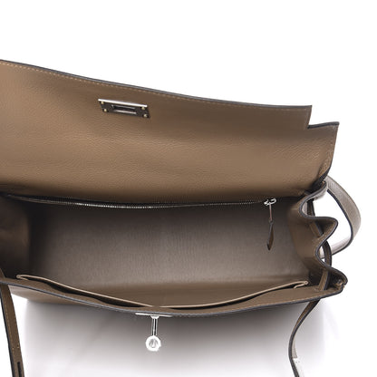 Hermes Evercolor Kelly Retourne 32 Beige De Weimar 7 of 40
