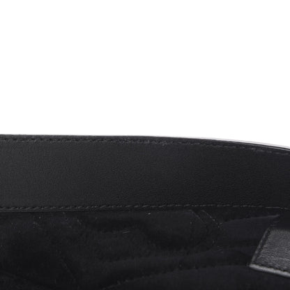 Gucci Velvet Matelasse GG Marmont Belt Bag 75 30 Black 11 of 12