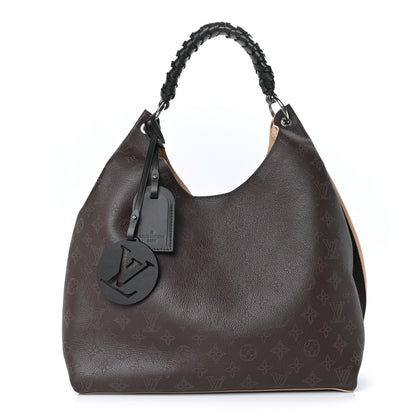 Louis Vuitton Mahina Carmel Hobo Chocolate 1 of 8