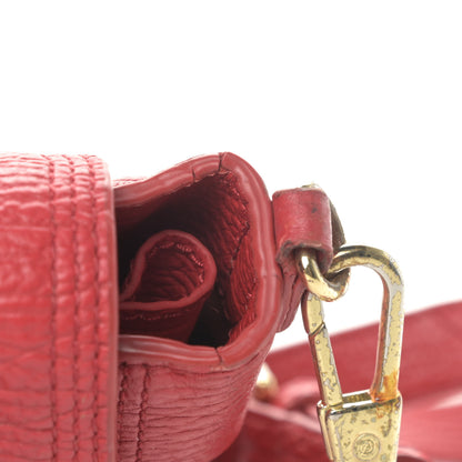 3.1 Phillip Lim Textured Calfskin Mini Pashli Satchel Red 2 of 10