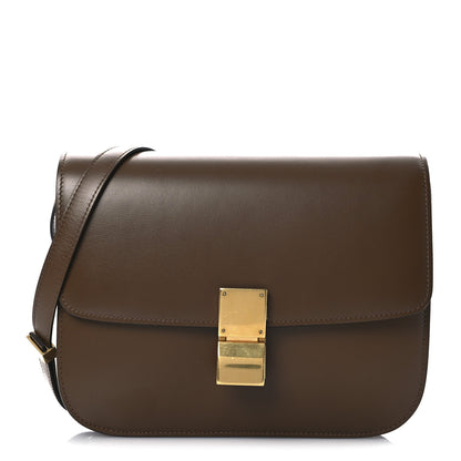 Celine Box Calfskin Medium Classic Box Flap Bag Camel 1 of 11