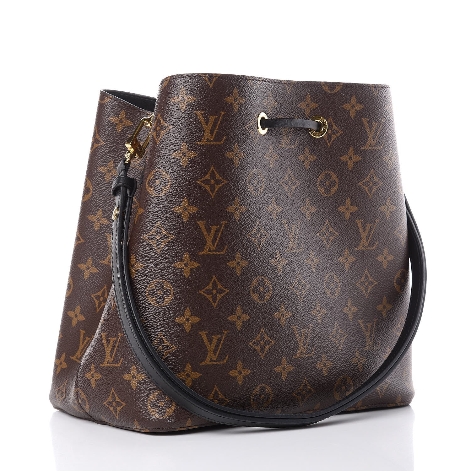 Louis Vuitton Monogram Neonoe MM Black 3 of 9