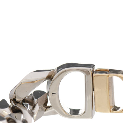 Christian Dior Metal Pearl CD Bracelet L Gold Silver 4 of 4