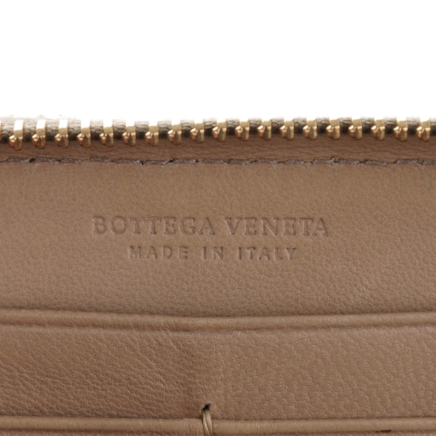 Nappa Intrecciato Zip Around Wallet Limo