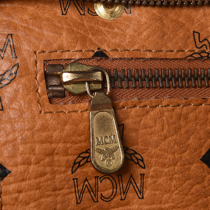 MCM Visetos Shoulder Bag Cognac 8 of 12