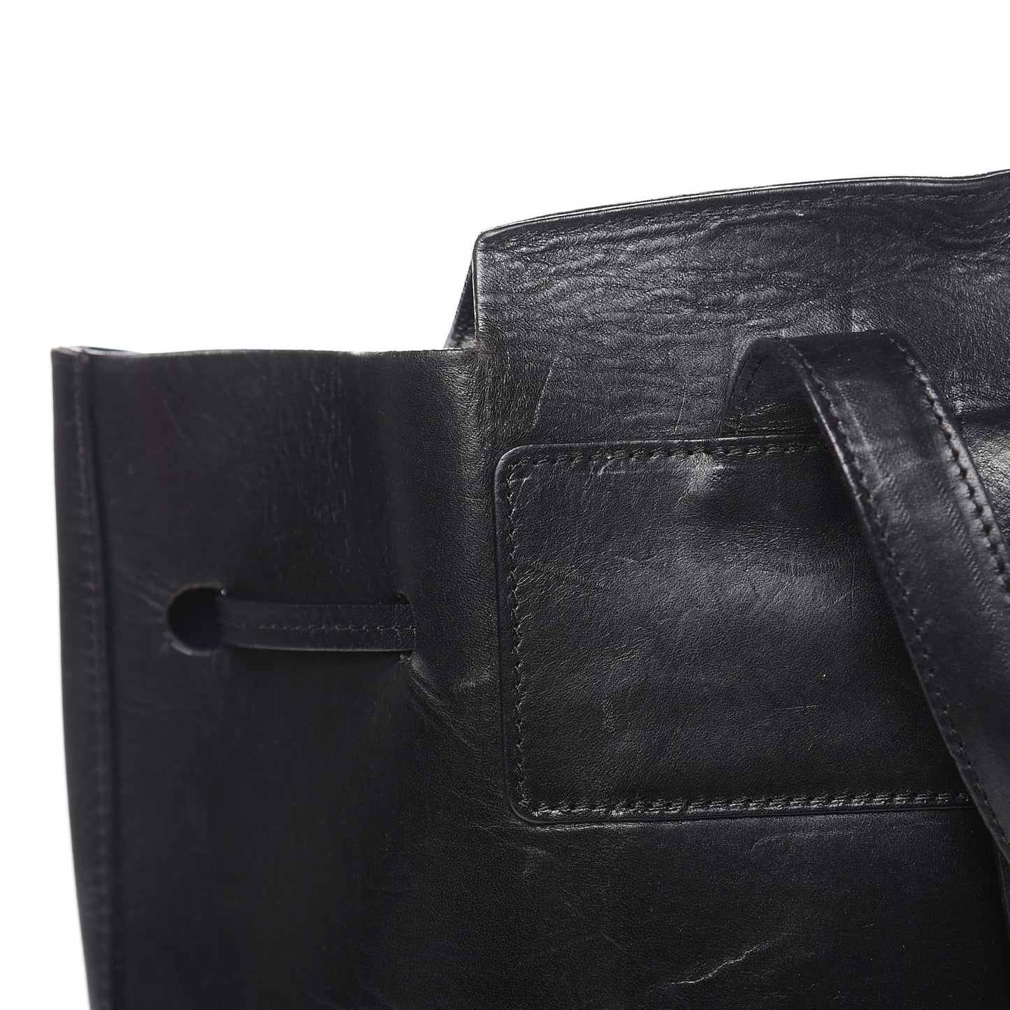 Vegetable Tanned Calfskin Backpack Black