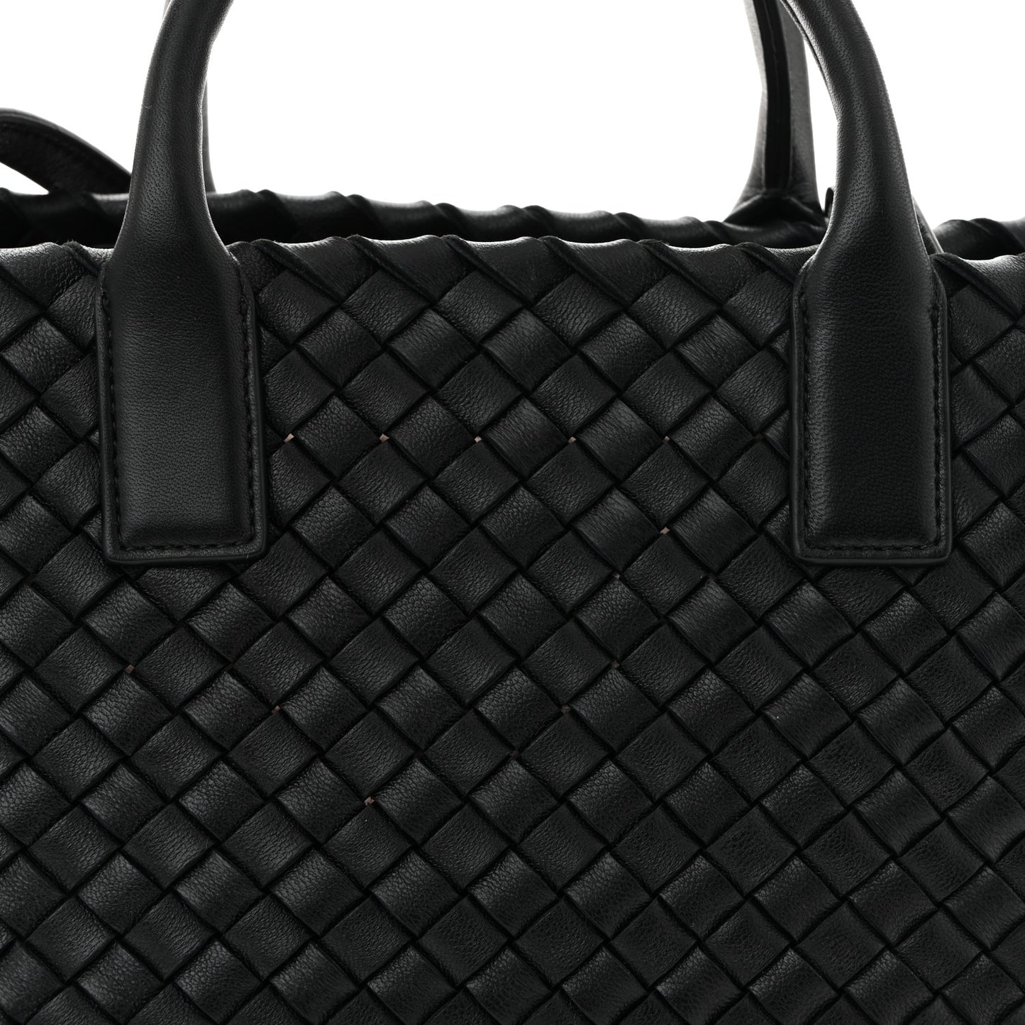Nappa Intrecciato Mini Cabat Black