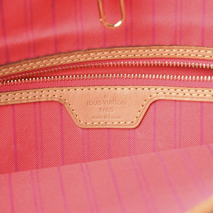 Louis Vuitton Damier Azur Delightful PM Pink 6 of 14