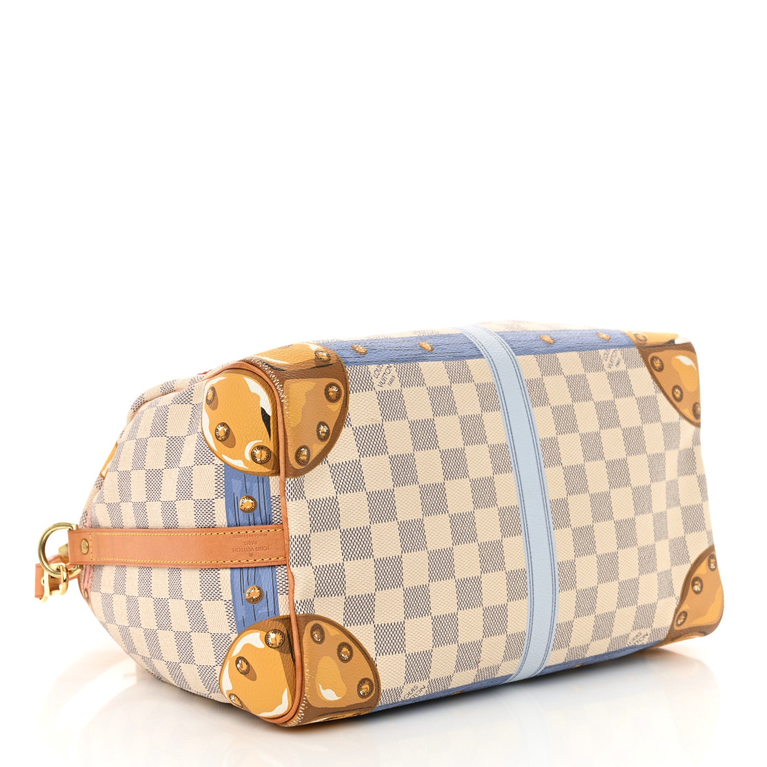 Louis Vuitton Damier Azur Summer Trunks Speedy Bandouliere 30 4 of 11
