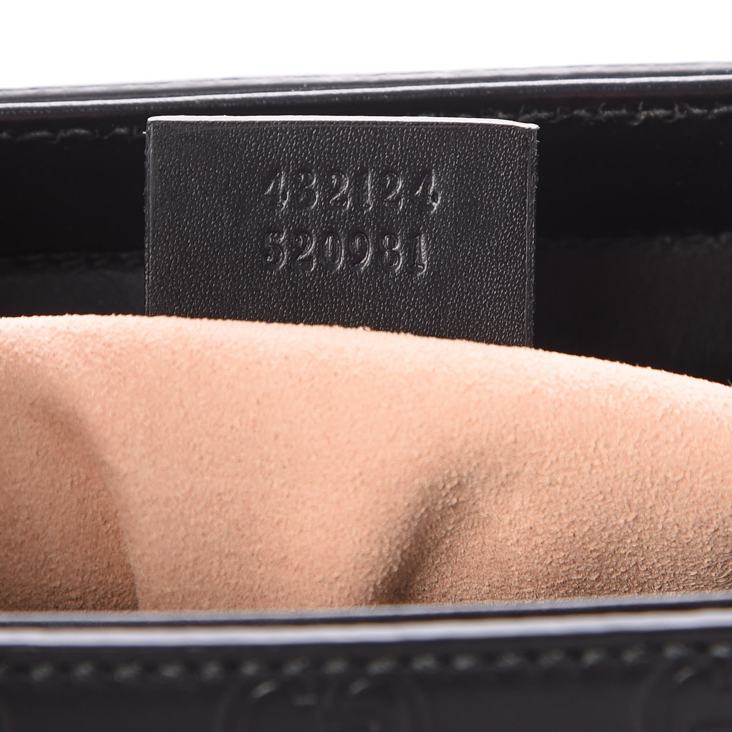 Gucci Guccissima Small Zippered Bucket Tote Black 7 of 7