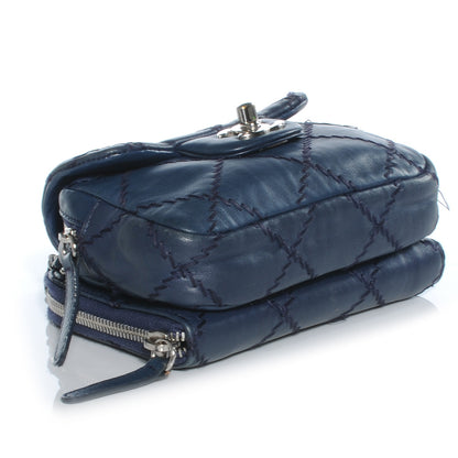 Chanel Calfskin Ultimate Stitch Mini Flap WOC Bag Navy 4 of 8