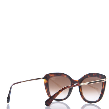 Chanel Acetate Quilted Metal Butterfly Sunglasses 4238 Dark Tortoise Gold 4 of 8