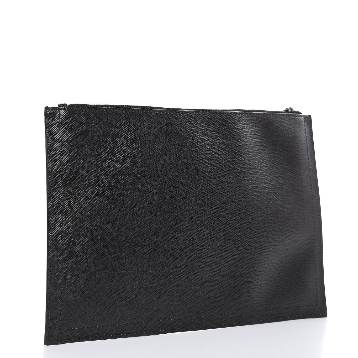 Givenchy Textured Coated Canvas Rottweiler Print Large Cosmetic Pouch Black 3 of 7