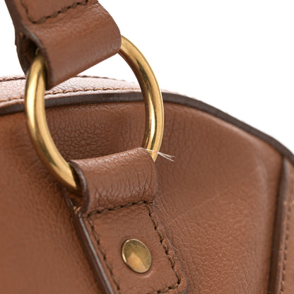 Saint Laurent Calfskin Oversized Muse Brown 12 of 12