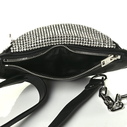 Alexander Wang Rhinestone Mesh Mini Attica Belt Bag Black 5 of 5