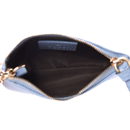 Gucci Dollar Calfskin Swing Key Case Mineral Blue 5 of 9