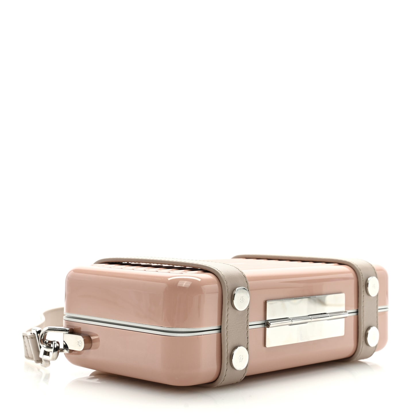 Gloss Polycarbonate Personal Cross-Body Bag Rose