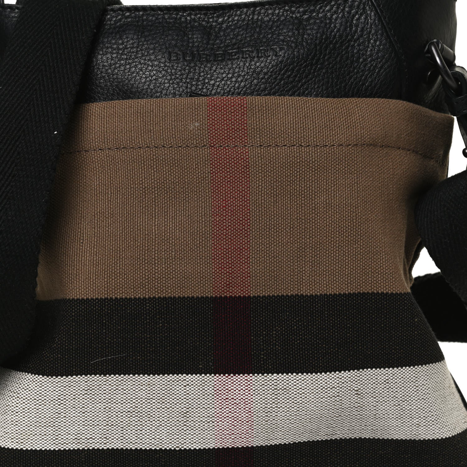Burberry Canvas Mega Check Ainsley Crossbody Black 8 of 10