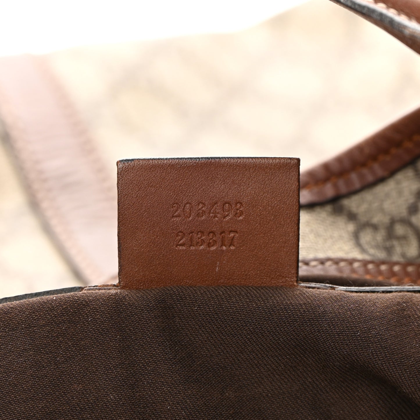 GG Plus Monogram Large Joy Shoulder Bag Brown