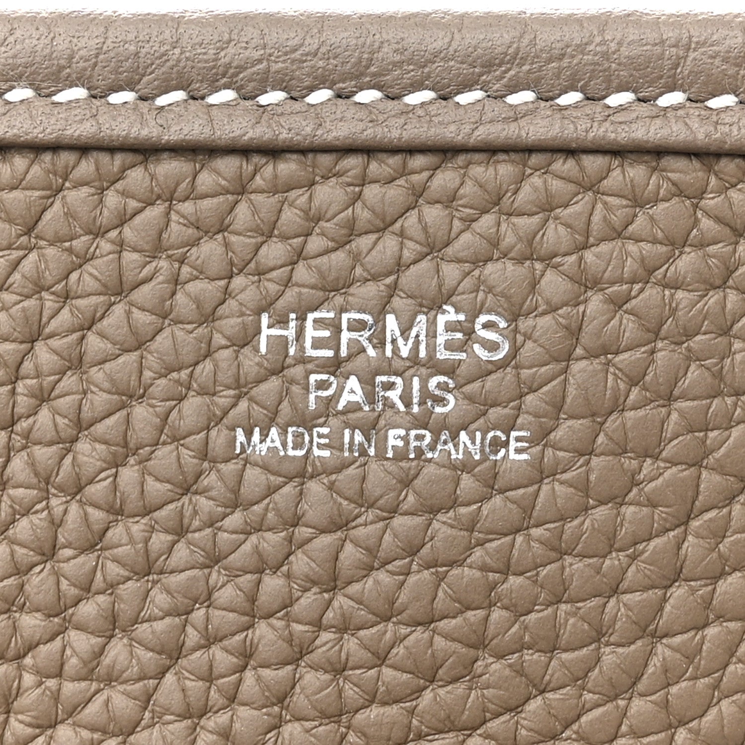 Hermes Taurillon Clemence Evelyne III PM Etoupe 6 of 12