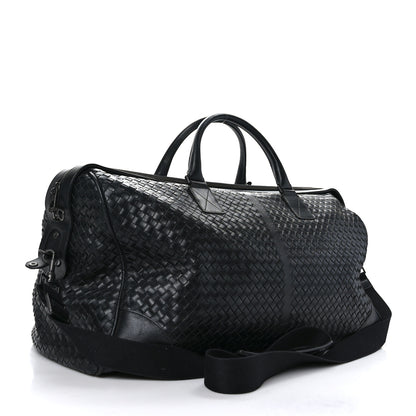 Bottega Veneta Nappa Intrecciato VN Large Duffel Black 2 of 10