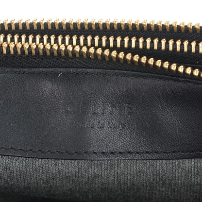 Celine Lambskin Large Trio Crossbody Bag Black 6 of 7