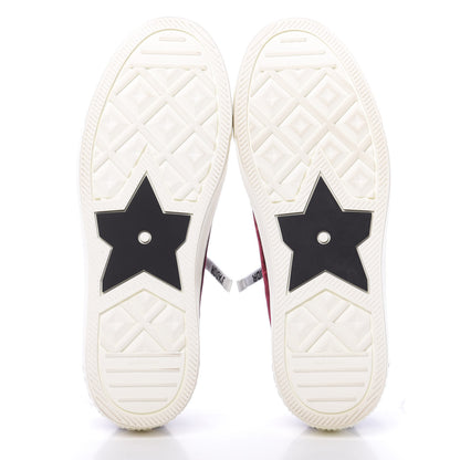 Christian Dior Velvet Walk'N'Dior Low Top Sneakers 38.5 Deep Amaranth 6 of 11