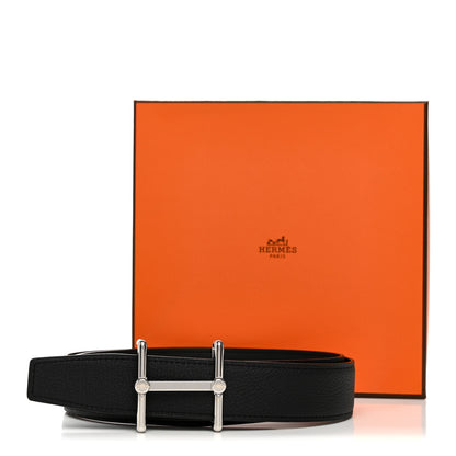 Hermes Togo Box Idem 38mm Reversible Belt  95 38 Black 6 of 6