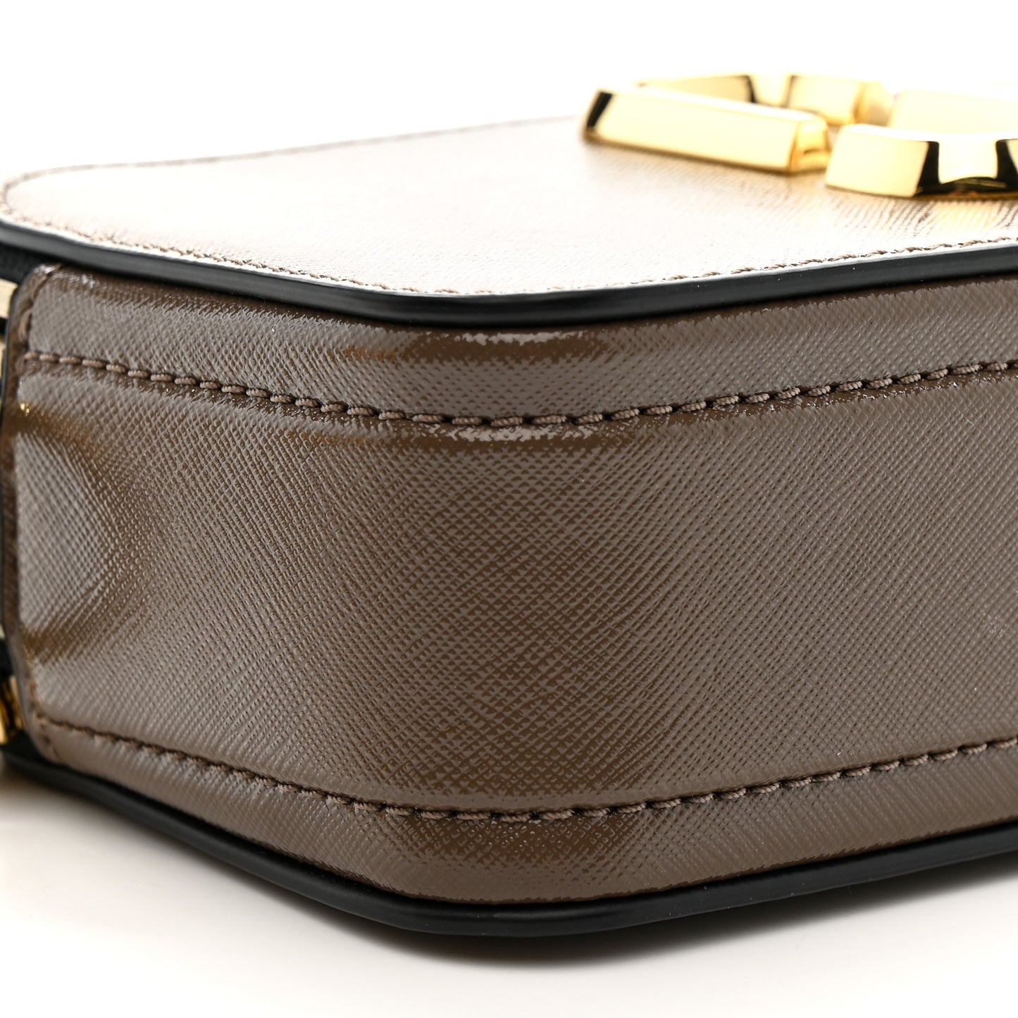 Saffiano Small Snapshot Camera Bag French Grey