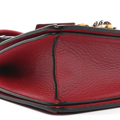 Gucci GG Supreme Monogram Small Queen Margaret Top Handle Bag Red 9 of 10