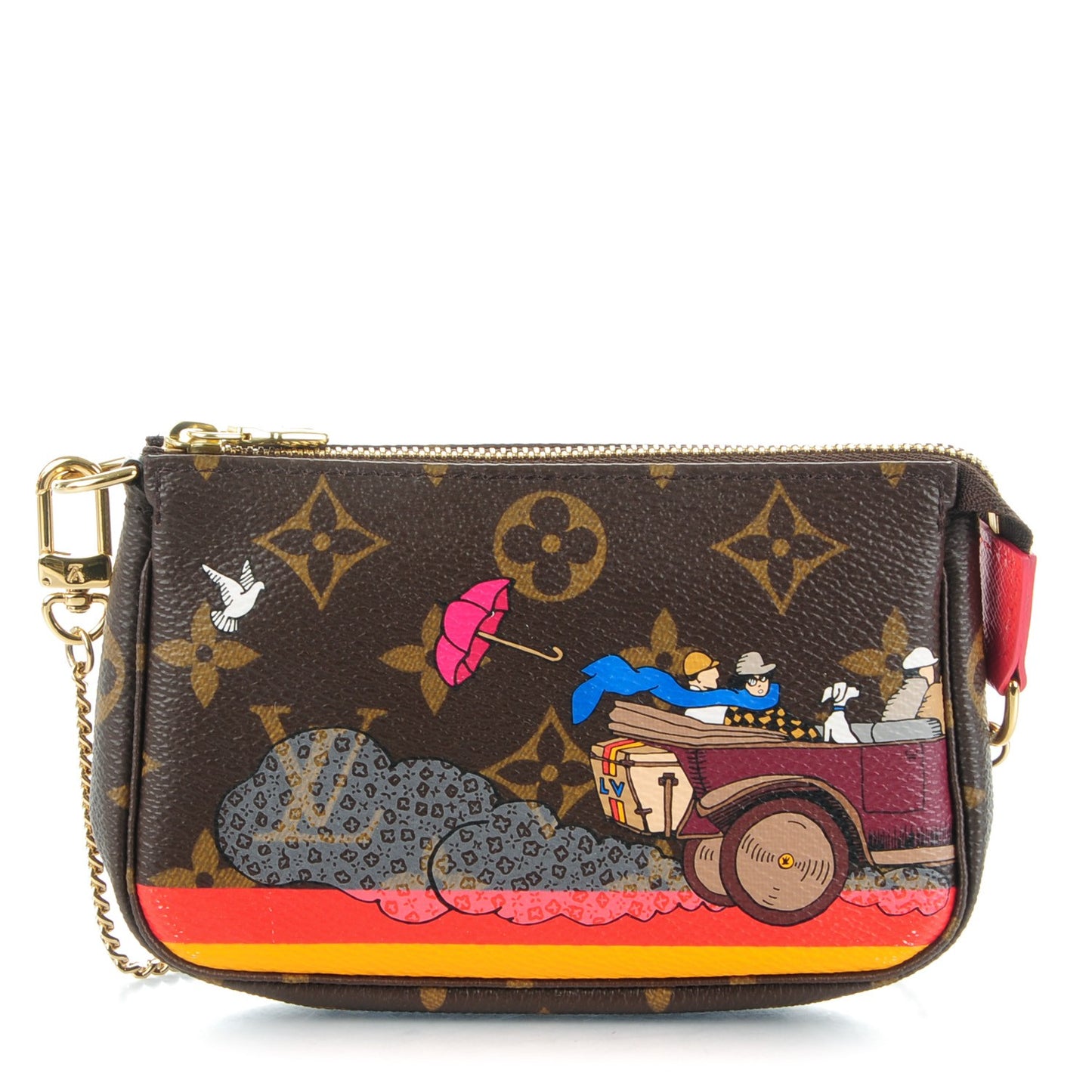 Monogram 2015 Christmas Animation Mini Pochette Accessories