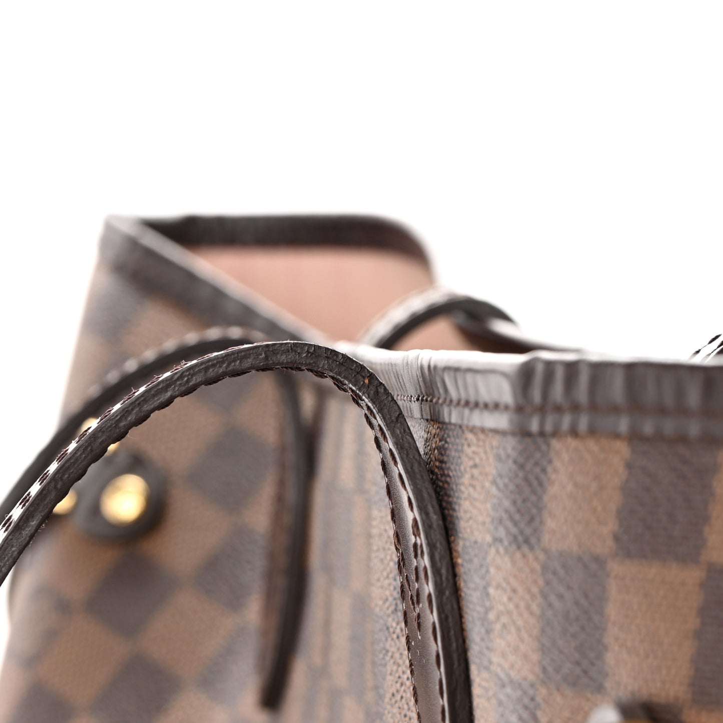 Damier Ebene Neo Neverfull MM Rose Ballerine