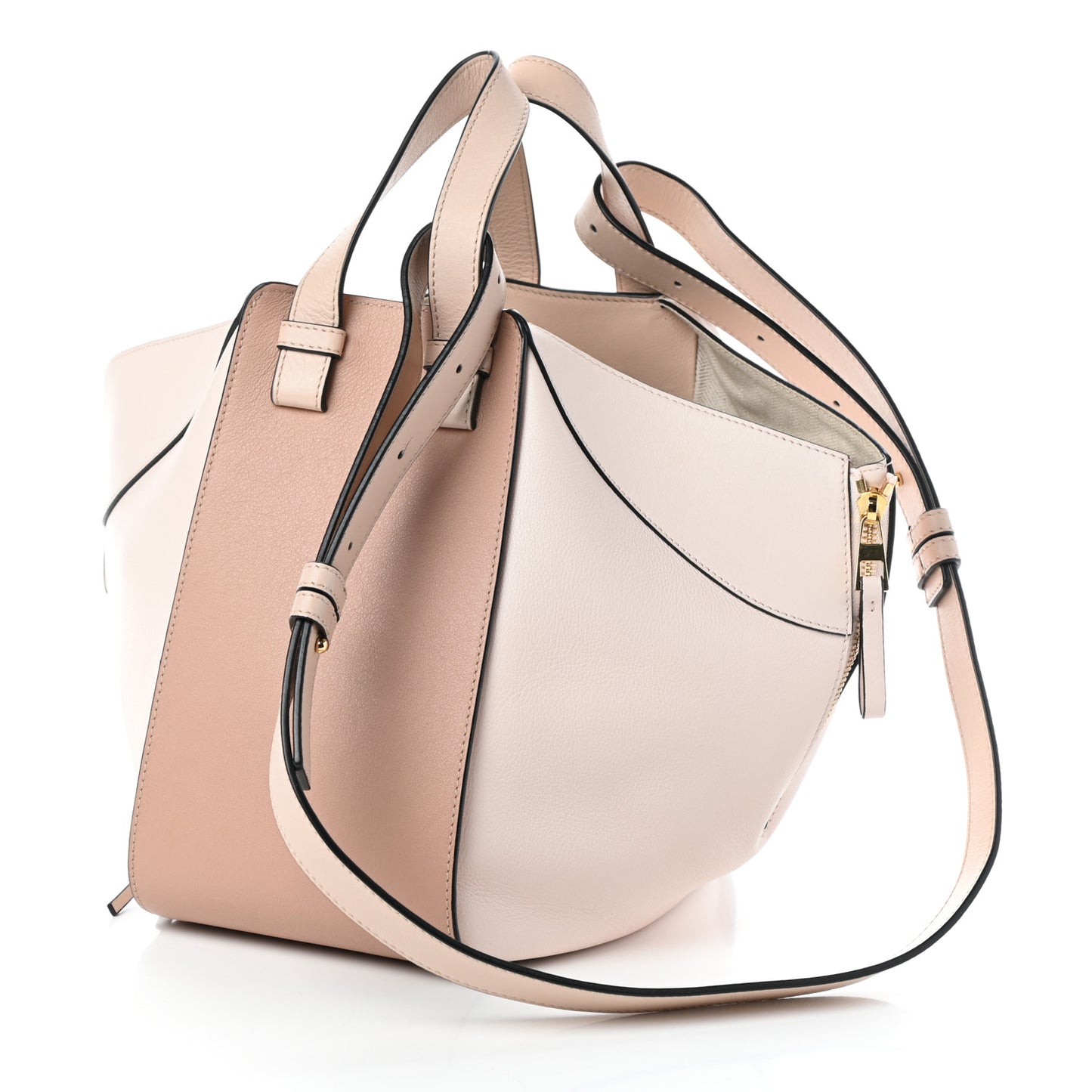 Calfskin Small Hammock Shoulder Bag Pink