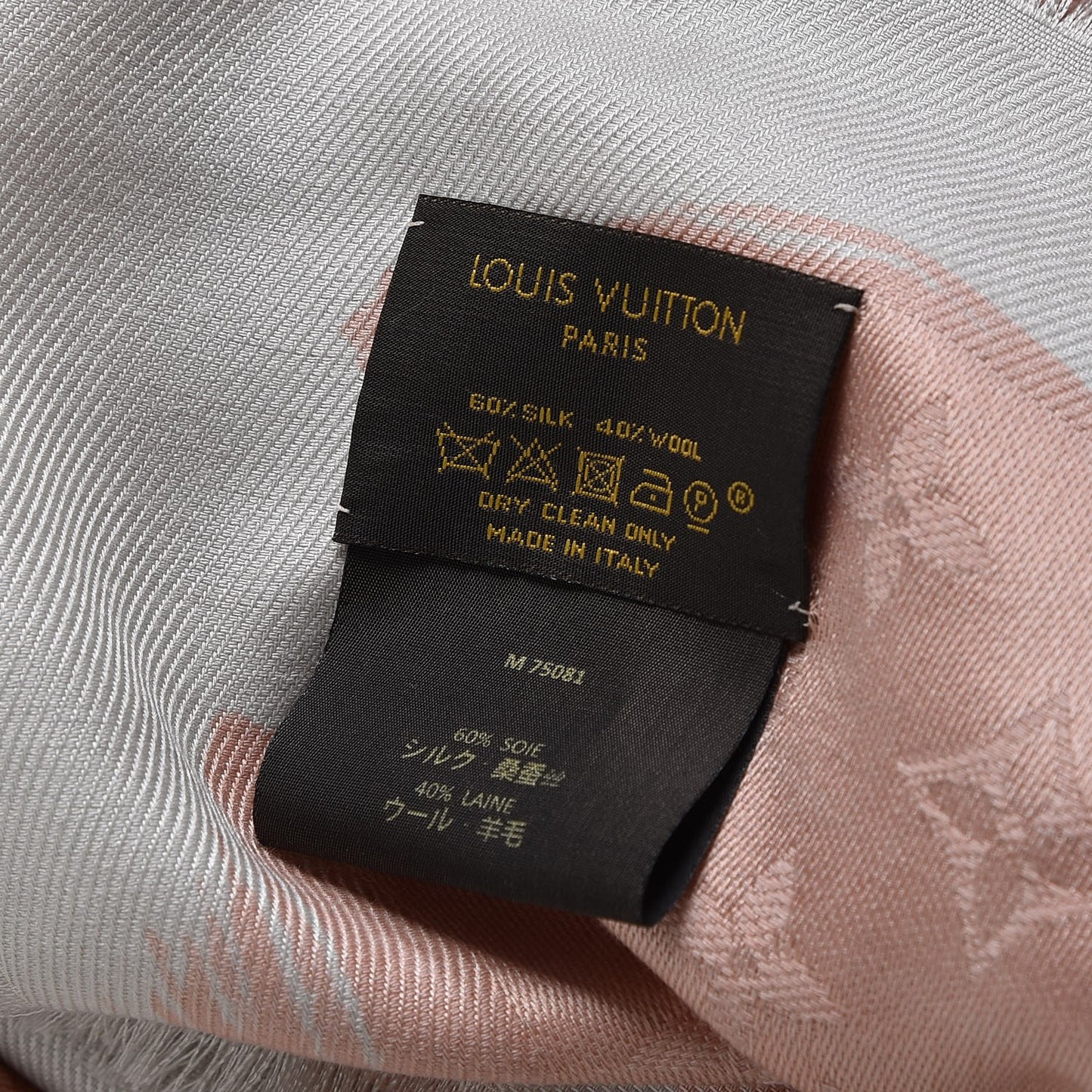 Silk Monogram Arty Shawl