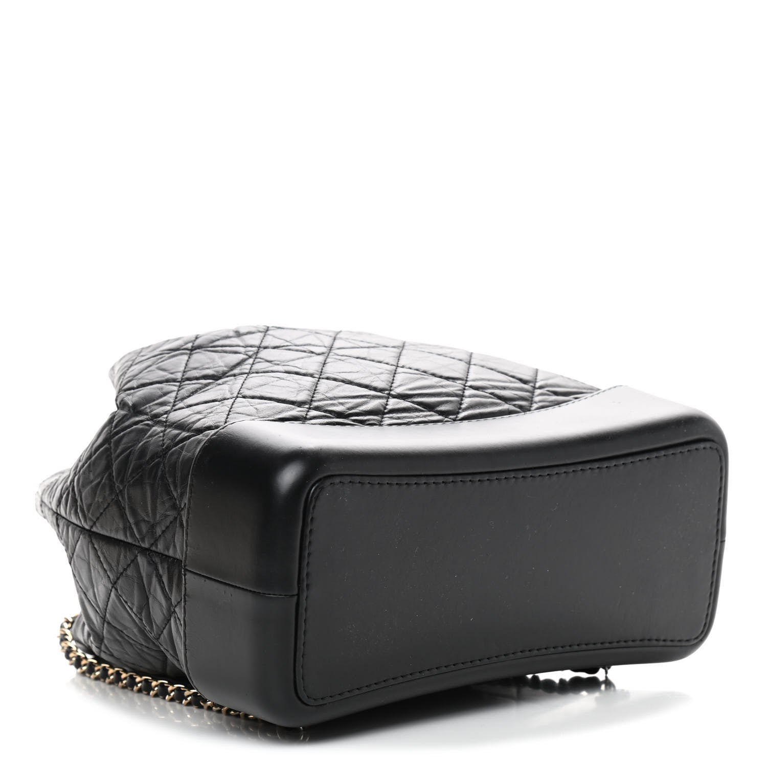 Chanel Aged Calfskin Quilted Gabrielle Backpack Black 3 of 8
