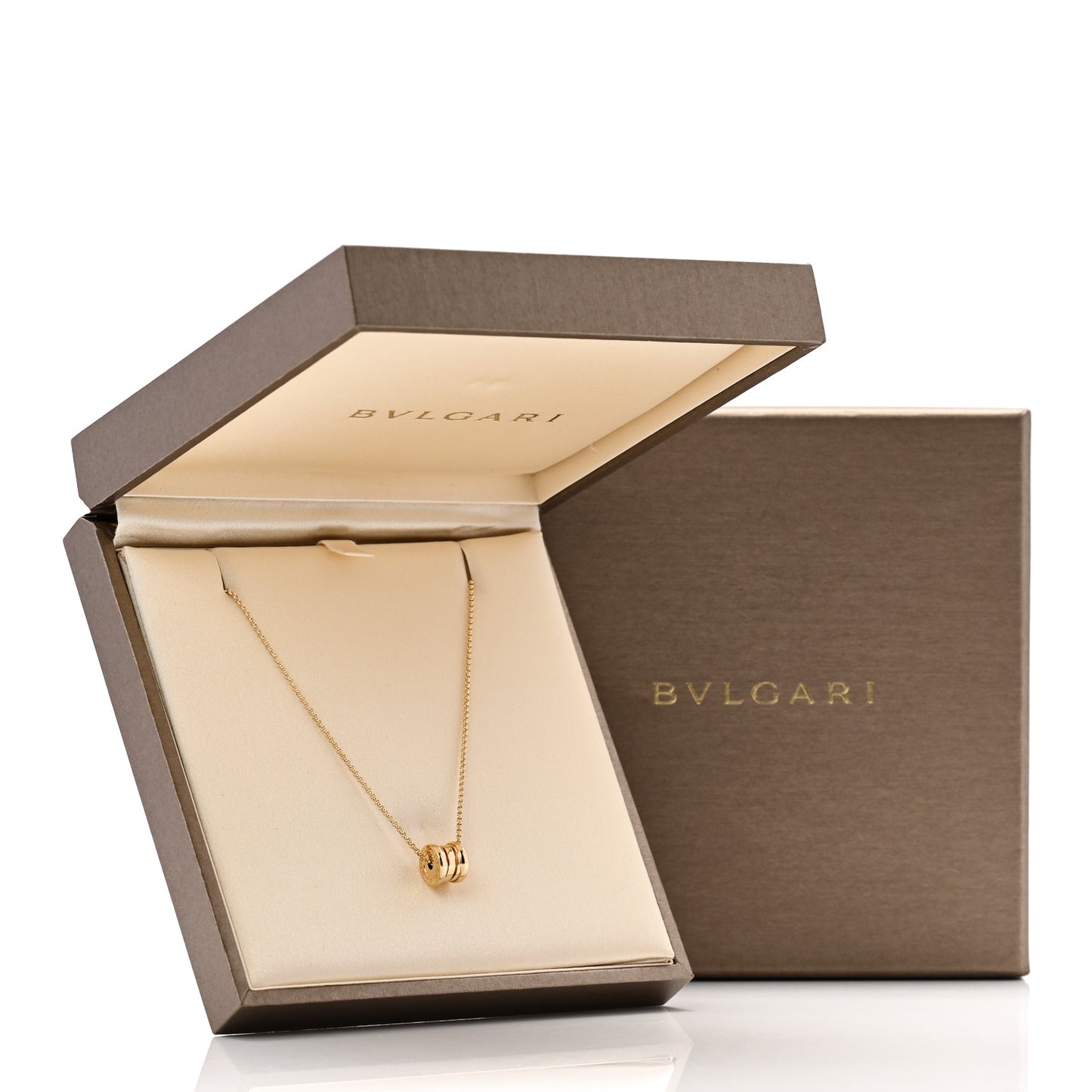 18K Yellow Gold Mini B.Zero1 Pendant Necklace