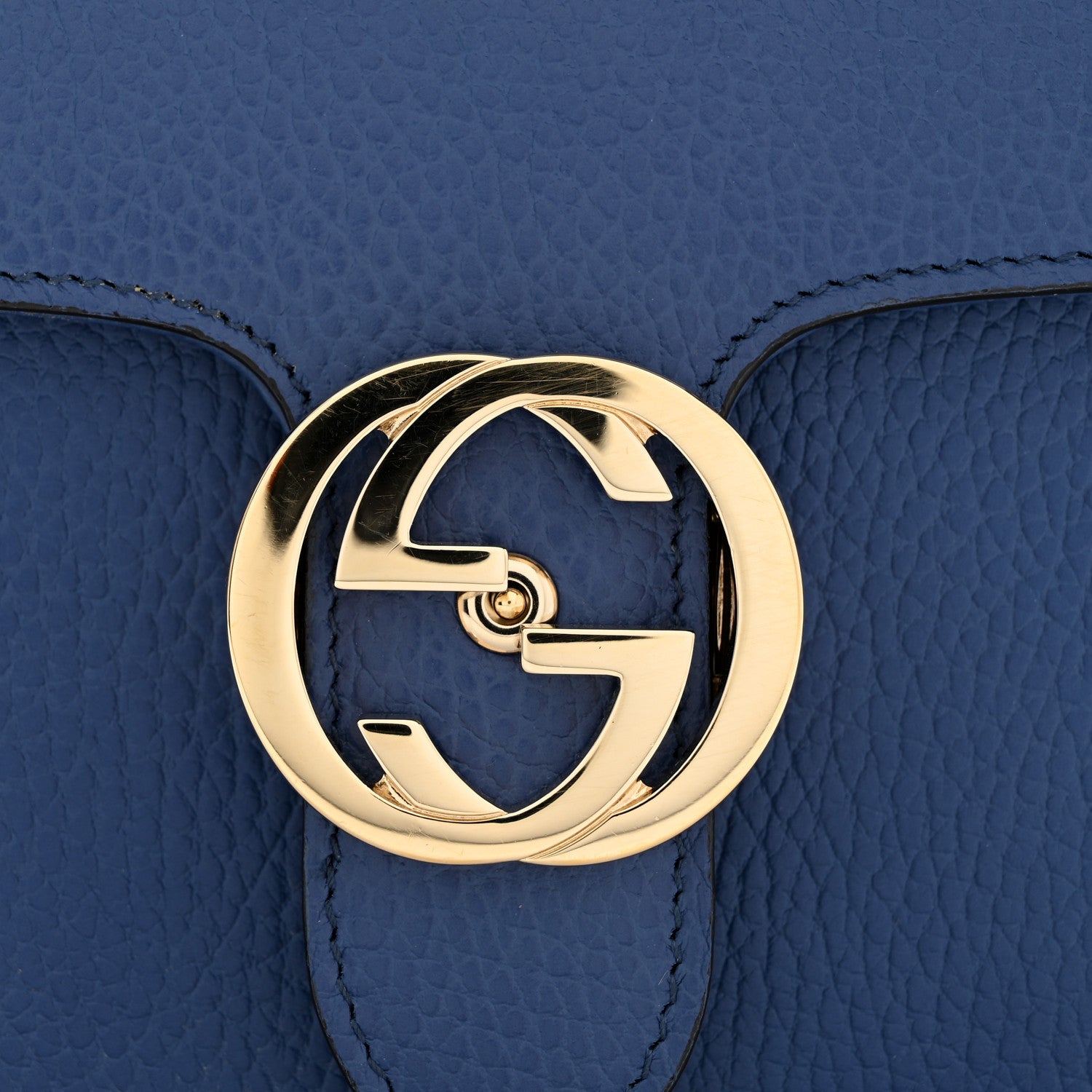 Gucci Dollar Calfskin Small Interlocking G Shoulder Bag Caspian 11 of 13