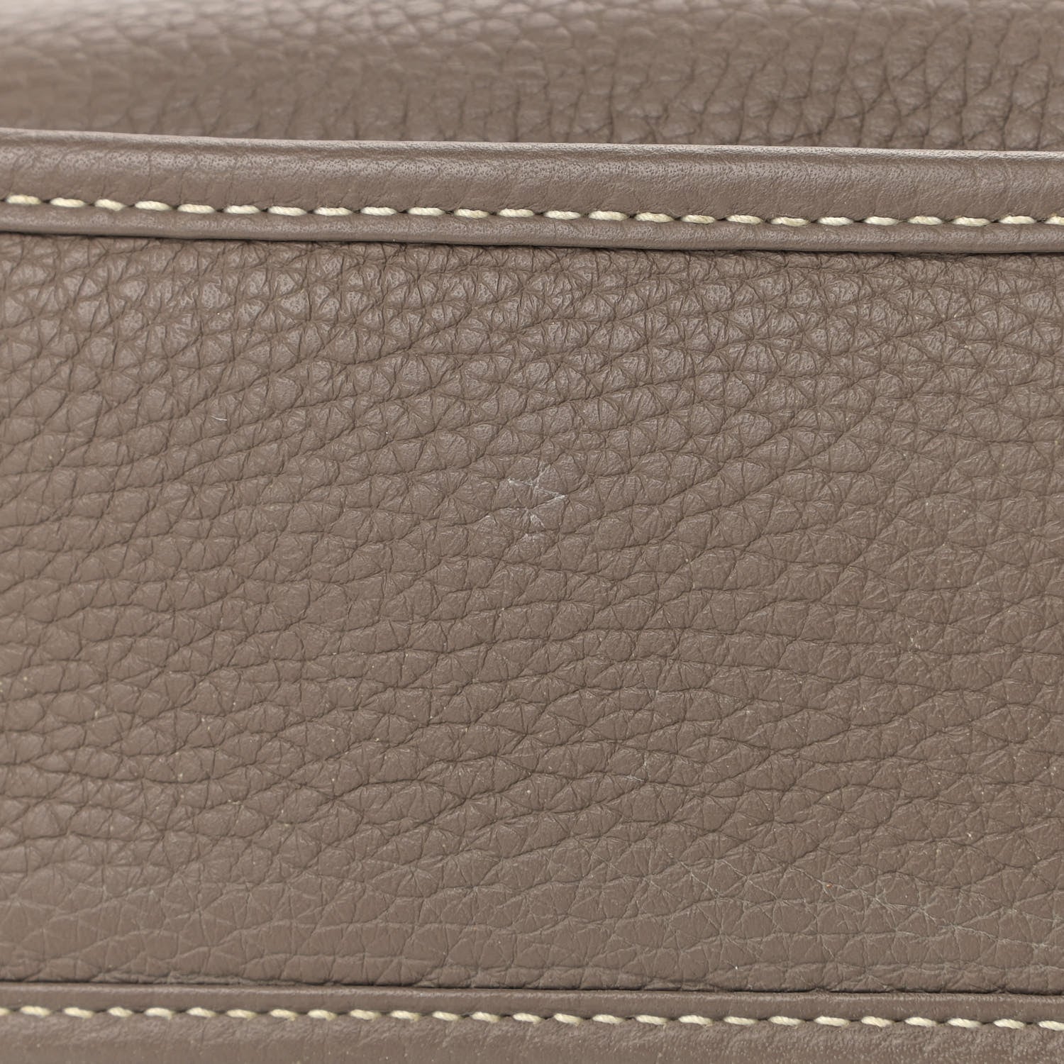 Hermes Taurillon Clemence Evelyne III PM Etoupe 11 of 14