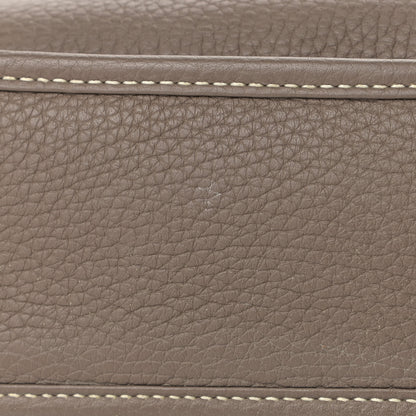 Hermes Taurillon Clemence Evelyne III PM Etoupe 11 of 14