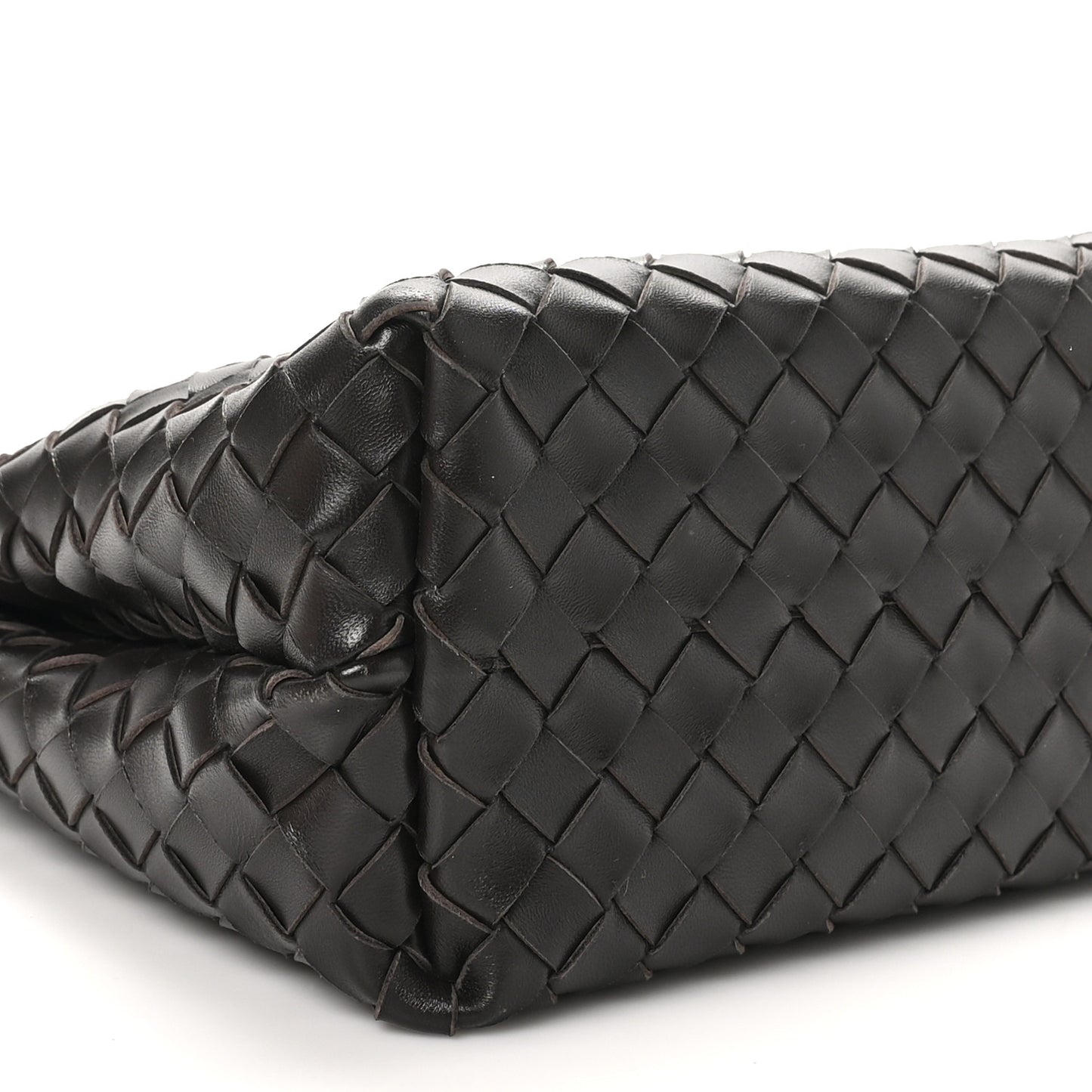 Nappa Intrecciato Medium Andiamo Shoulder Bag Fondant