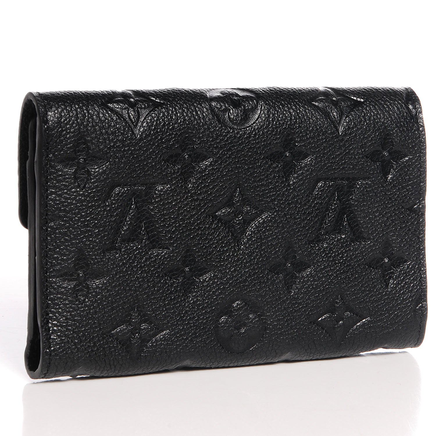 Louis Vuitton Empreinte Compact Curieuse Wallet Black 3 of 8