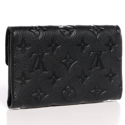 Louis Vuitton Empreinte Compact Curieuse Wallet Black 3 of 8