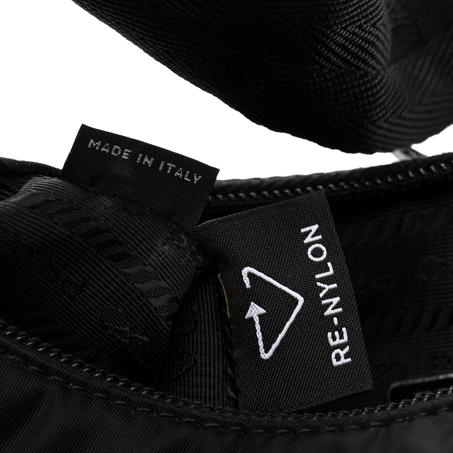 Prada Tessuto Nylon Mini Re-Edition 2000 Bag Black 7 of 10
