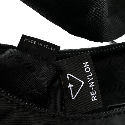Prada Tessuto Nylon Mini Re-Edition 2000 Bag Black 7 of 10