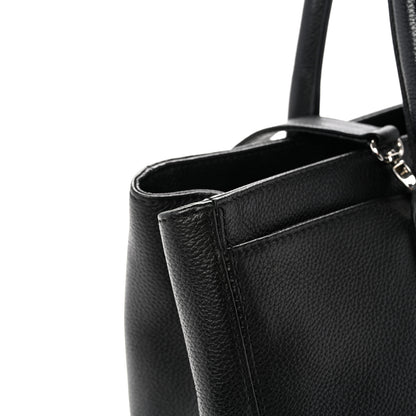 Chanel Calfskin Cerf Executive Shopper Tote Black 12 of 15