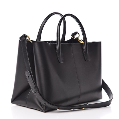 Mansur Gavriel Calfskin Mini Folded Bag Black 3 of 9
