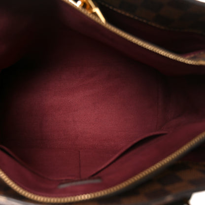 Louis Vuitton Cuir Taurillon Damier Ebene Normandy Bordeaux 5 of 9