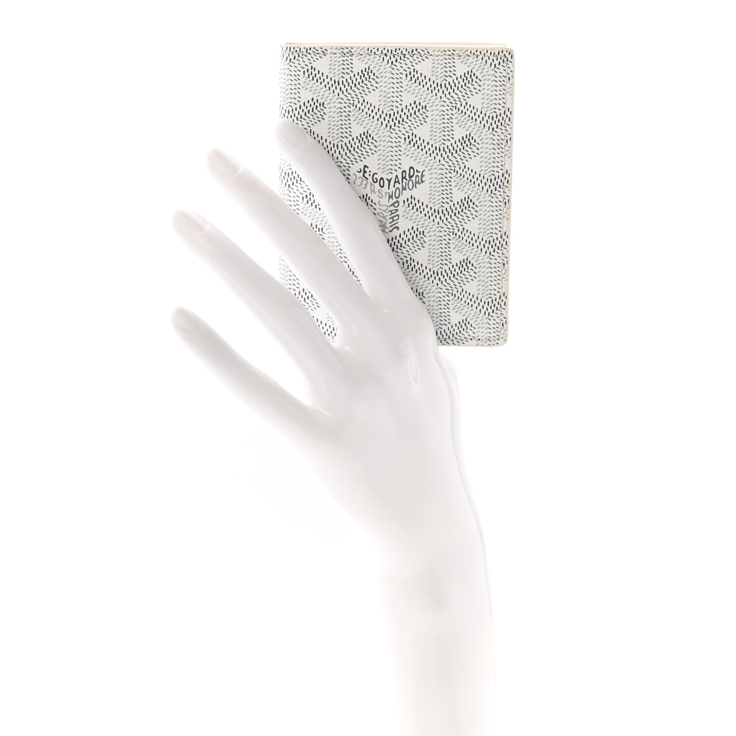 Goyardine Saint Marc Card Holder White